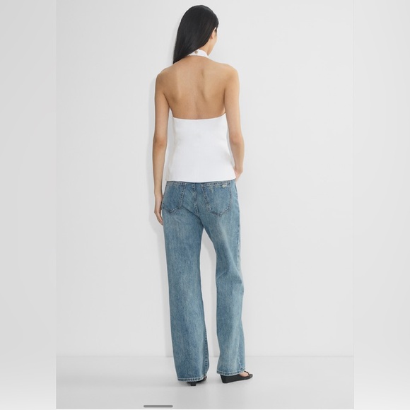 NWT Aritzia Wilfred CruiseLinen™ Lisbon Vest White Size 6 Slim-fit linen halter - Picture 5 of 16